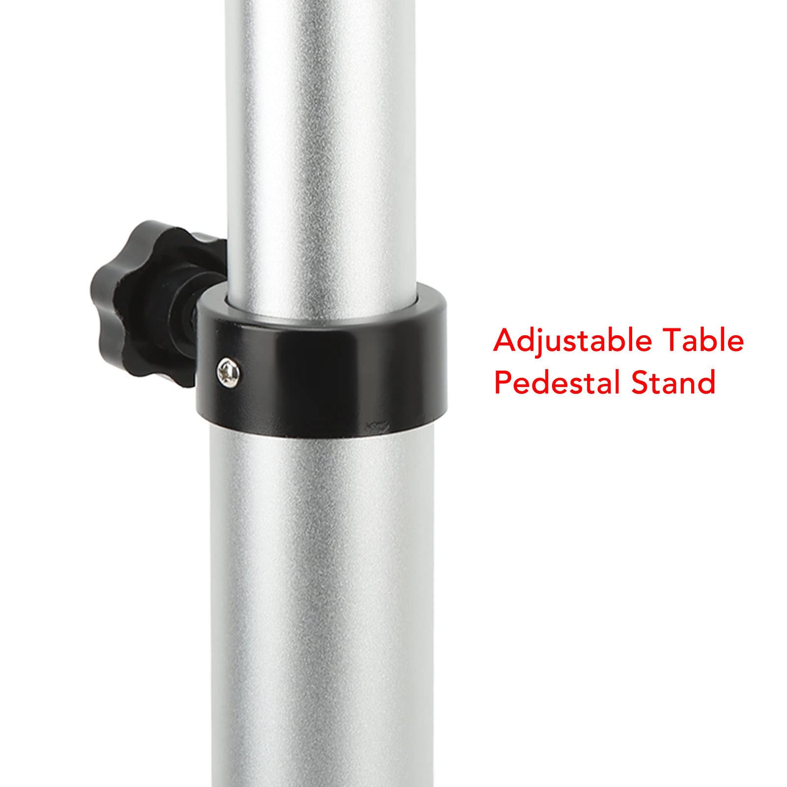 Pedestal Ajustable aleación de aluminio 490MM-745MM Pedestal de mesa altura plegable Base ajustable para barco y yate