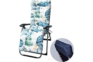 67 Inch Patio Lounger Cushion – Saddle Up for Sun-Soaked Serenity