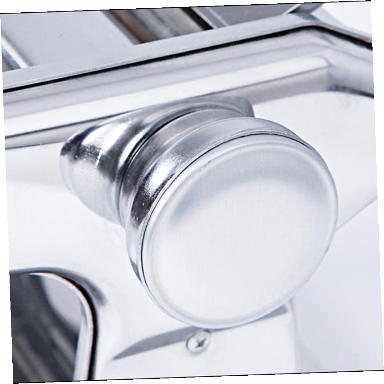 NUOBESTY Stainless Steel Manual Pasta Maker Machine with Crank Handle Versatile Noodle Roller for Spaghetti Lasagna Linguini Traditional Chinese Pasta Design for Home and Professional Use