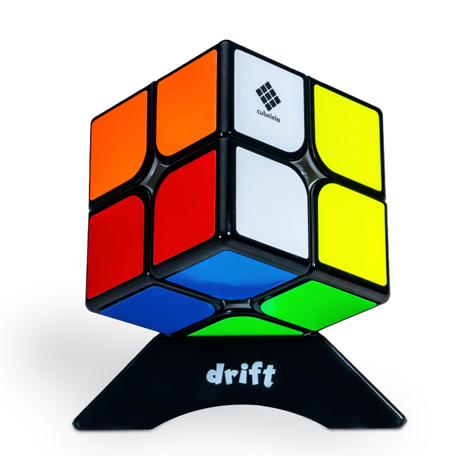 Cubelelo Drift 2x2 Black with Stand | High-Performance Speed Cube | Smooth & Durable Design | Ideal for Beginners & Pros for Kids & Adults (B0D7HY7QVR) Amazon Price History, Amazon Price Tracker