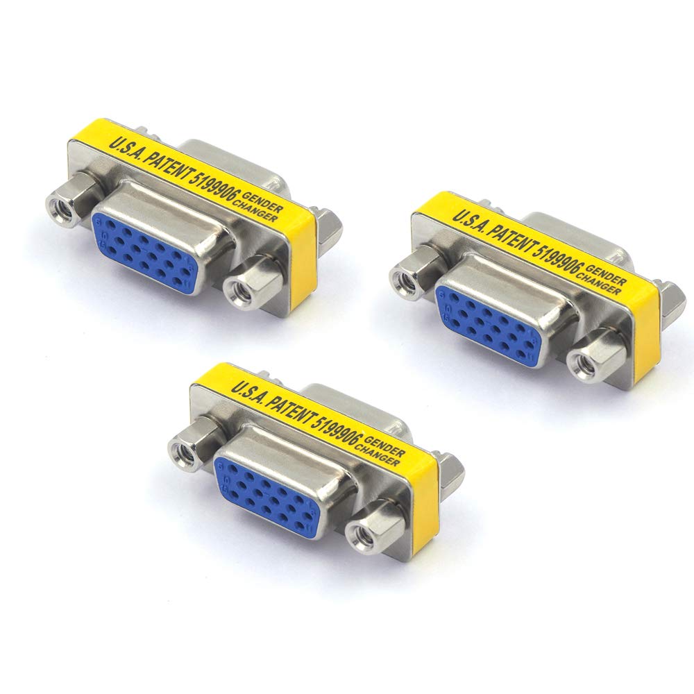 Amazon.co.jp: VCE VGAメス to メス 中継アダプタ VGAケーブル連結 VGA