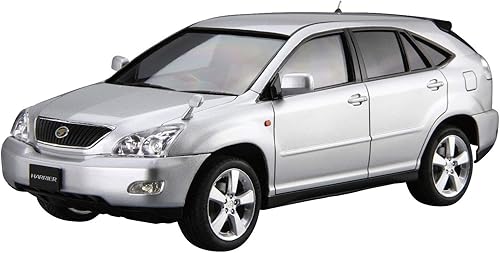 Aoshima Bunka Kyozai 124 The Model Car Series No.105 Toyota GSU30W Harrier 350G Premium L Paquete 2006 Modelo de coche