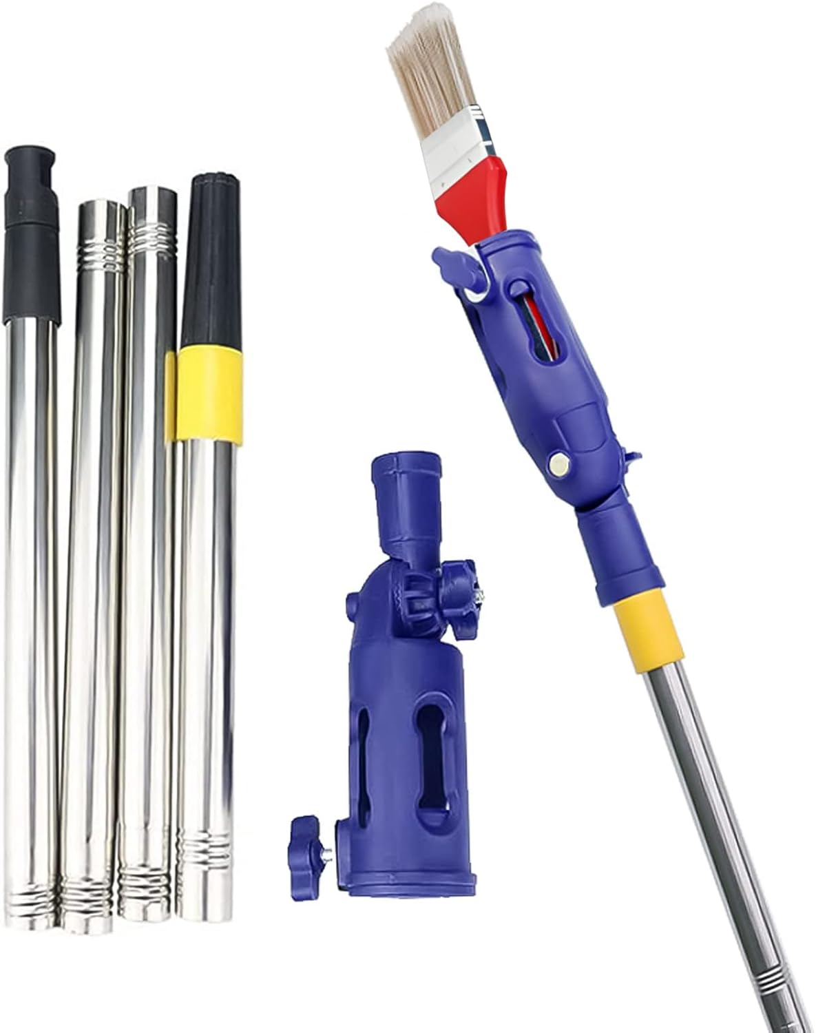 Paint Edger Brush Extender Paint Roller Extension Pole 3.6ft Gripper