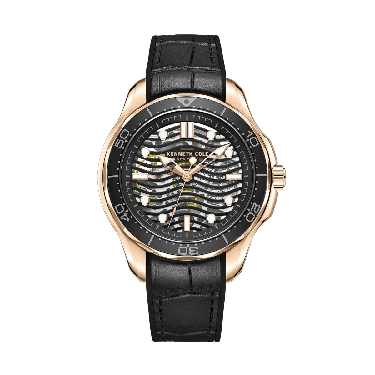 Kenneth Cole Black Dial Automatic Watch for Men-NEKCWGR2220901MN (B0BHW4JNS8) Amazon Price History, Amazon Price Tracker