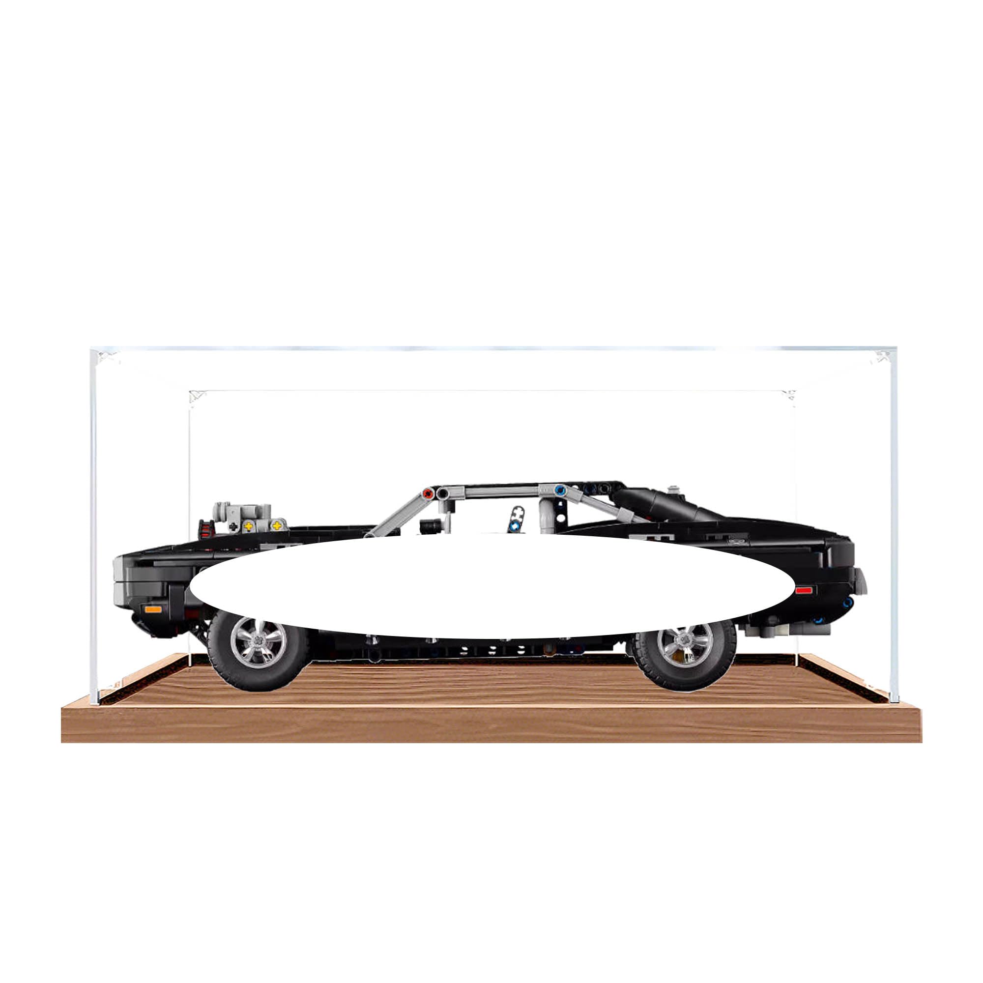 Clear Acrylic Showcase Box, Fits for for Le-go 42231 Sets (Wood 2mm)