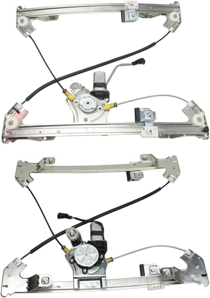 ChesKi 2pcs Car Window Regulator Rear Left Right Driver Passenger Side Electric W