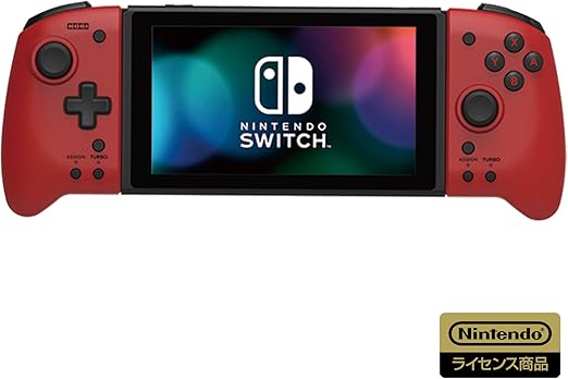 Amazon 任天堂ライセンス商品 グリップコントローラー For Nintendo Switch レッド Nintendo Switch対応 ゲーム