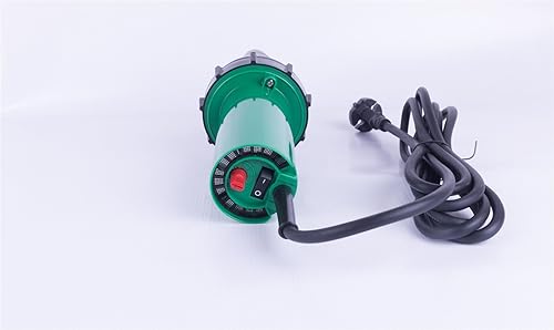 Miniatura 5 de LESITE Pistola de aire caliente profesional de 1600 W pistola de calor de PVC Kits de soldadura soldador de plástico de mano (2 boquillas anchas+2