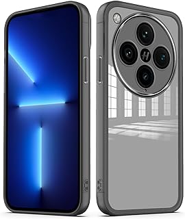 يوكسينغ حافظة حماية شفافة لموبايل اوبو فايند X8 مع طبقة واقية فائقة النحافة ومضادة للصدمات ومضادة للصدمات - اسود