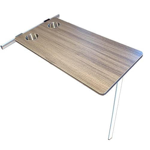 Table Pliable pour Camping-Car et Caravane avec Pieds Pliants, Kit