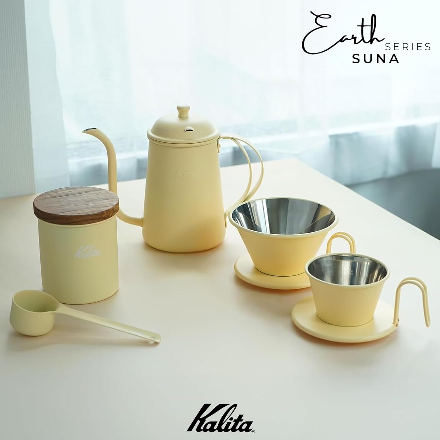 [Amazon.co.jp Limited] Carita #44340 Suna Coffee Measures, Stainless Steel, Large Blast, Earth Series, Sand, Tsuban, Made in Japan, Coffee Beans, Weight: Approx. 0.3 oz (10 g)