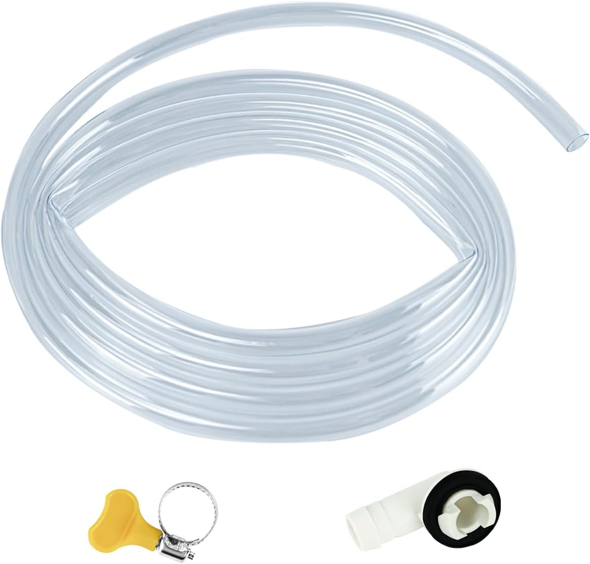 10Ft Portable Air Conditioner Drain Hose, 3/5 Inch Leakproof AC Drain Hose Kit, Universal AC Drain Hose Drain Pipe Replacement Window Air Conditioner Unit Parts