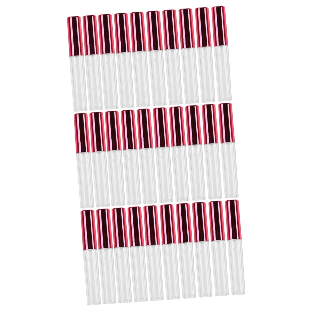MAGICLULU 30 Pz di sottoimballaggio lucidalabbra rimpolpante trasparente flaconi di per le lip gloss lucidalabbra trasparente labiale multicolore Pacchetto di prova