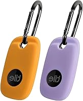 Vista 10 de Geiomoo Funda de silicona para Tile Pro 2022 Tracker, funda suave y flexible resistente a los arañazos con mosquetón