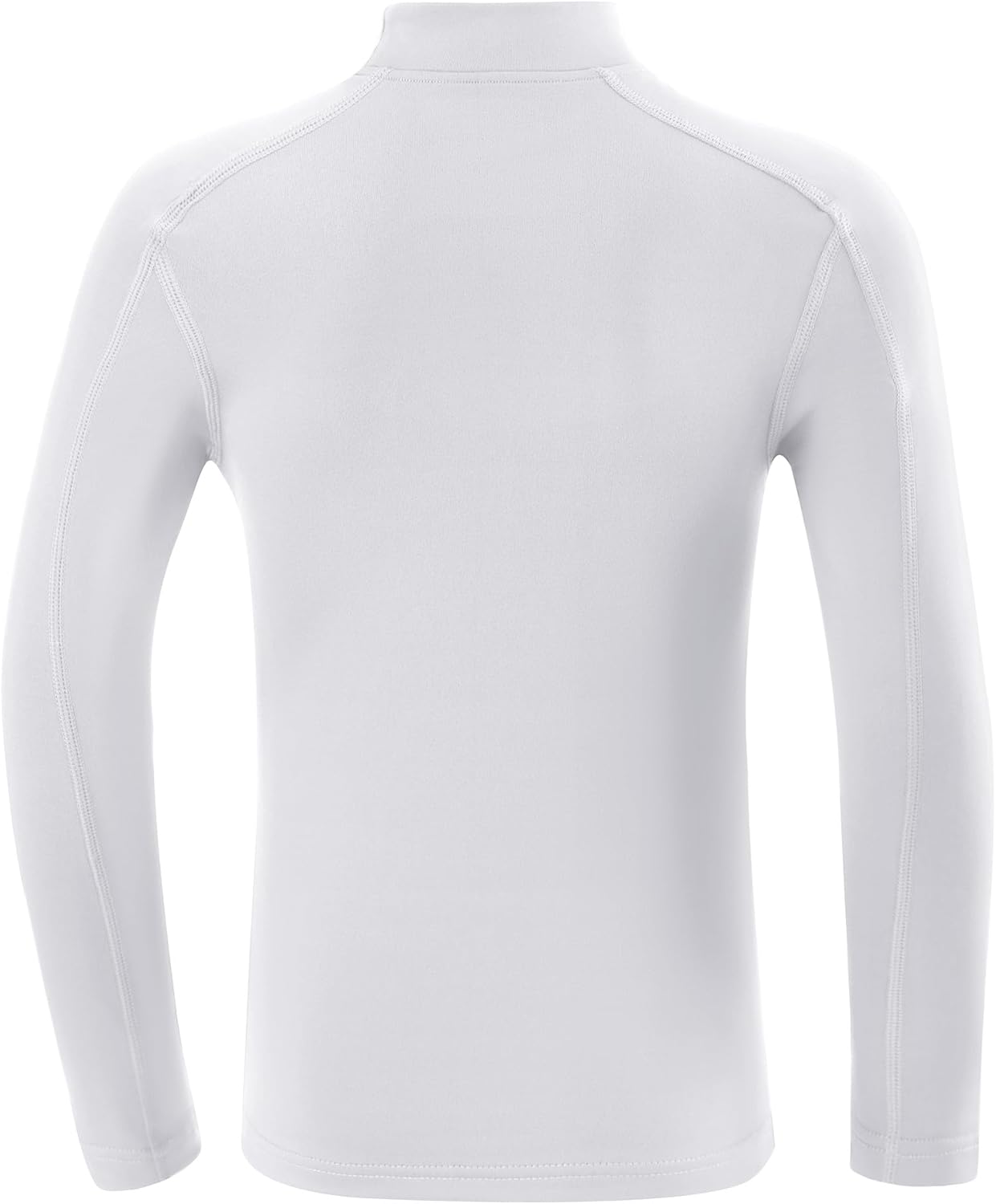 Blueleaf Youth Boys' Thermal Compression Shirt Mock Neck Long Sleeve Fleece Lined Base Layer Football Baseball Undershirt - Image 3