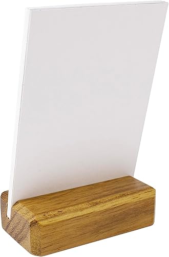 Miniatura 6 de Small Desk Calendar with Lunar Phases for 2024, Moon Calendar with Wooden Base, Dark Color