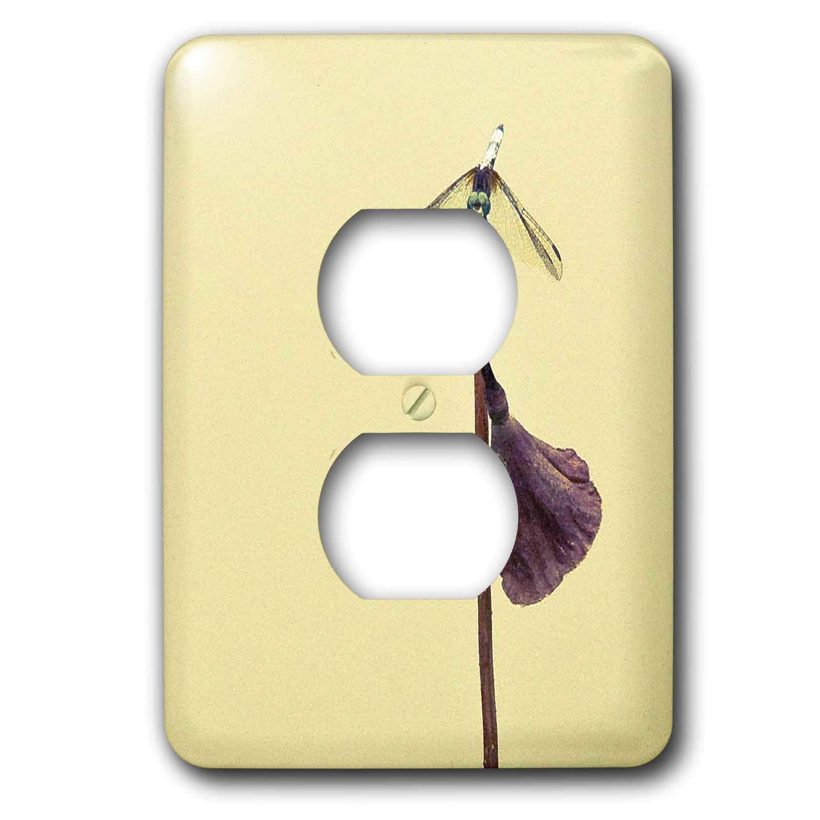 Finitions murales Libellule lsp_13904_6 3dRose pour double prise