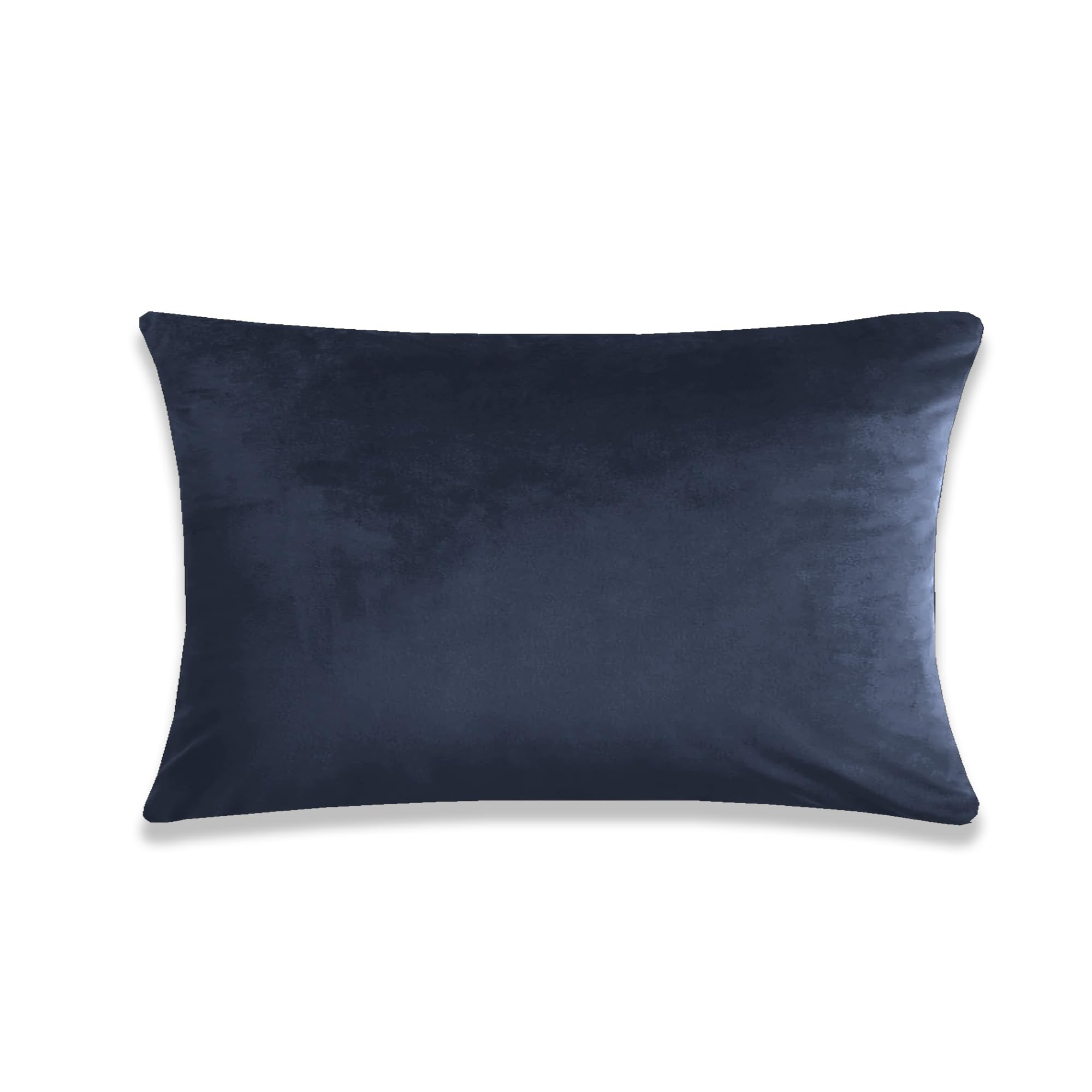 Kosiproducts Throw Rectangle Pillow Cushions with Covers, Hollow Fibre Filling, Decorative Indoor, Sofa, Patio, Rattan Seats [50cmx40cm, Navy Blue]