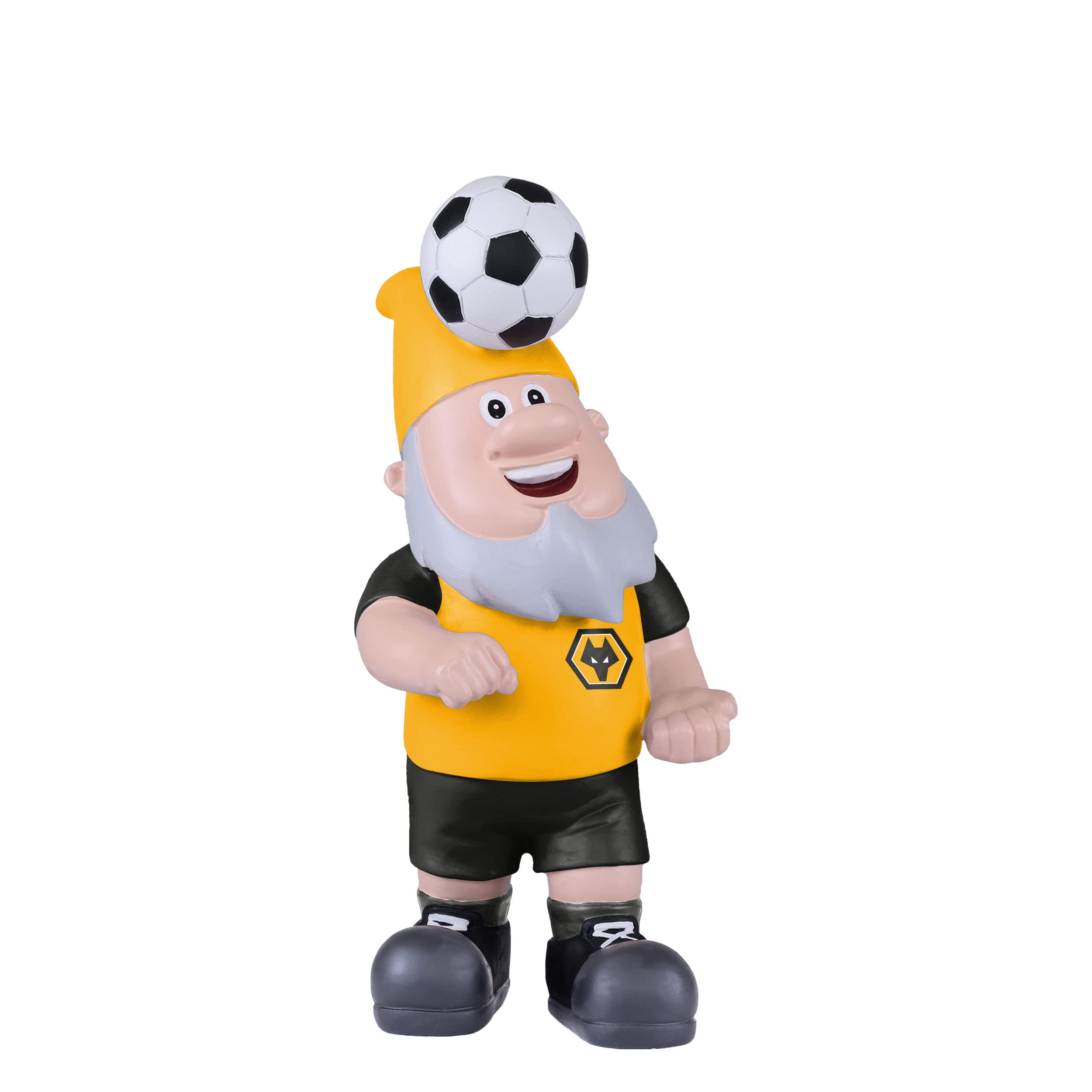FOCO Official Wolverhampton Wanderers FC Football Header Ball Garden Gnome