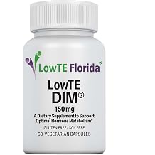 LowTE Florida DIM 150 mg Estrogen Balance & Hormone Support Supplement for Women Ages 60+ | Detox Cleanse | Anti-Inflammatory | Non-GMO | Gluten-Free | Soy-Free