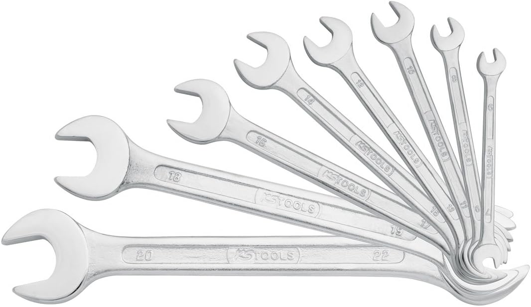 KS Tools 517.0149 CLASSIC Double open ended spanner set, 10 pcs 8-32mm