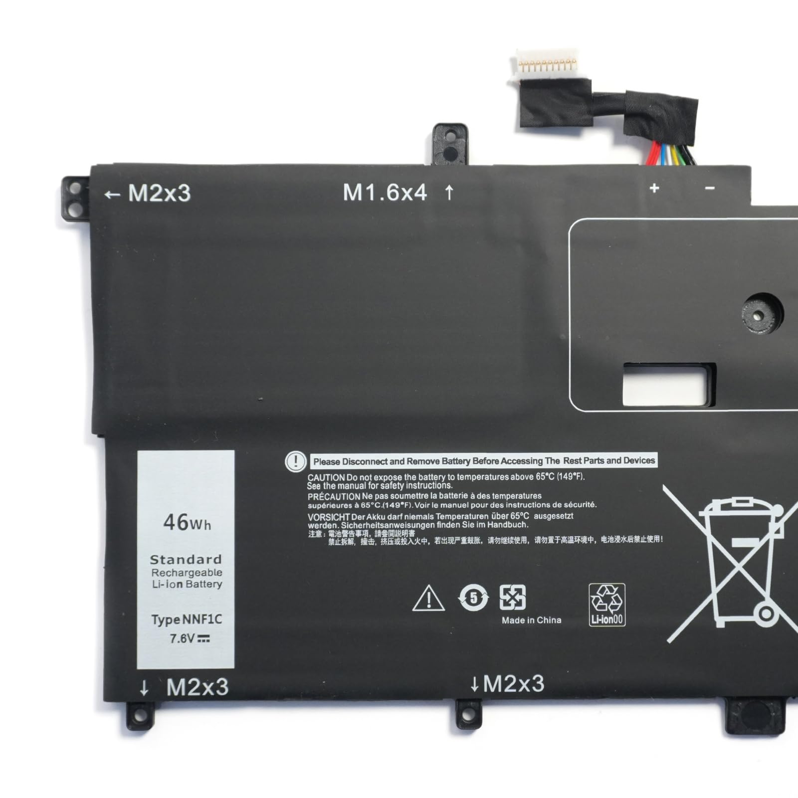 Amazon.com: NNF1C HMPFH NP0V3 0NNF1C - Batería para laptop Dell