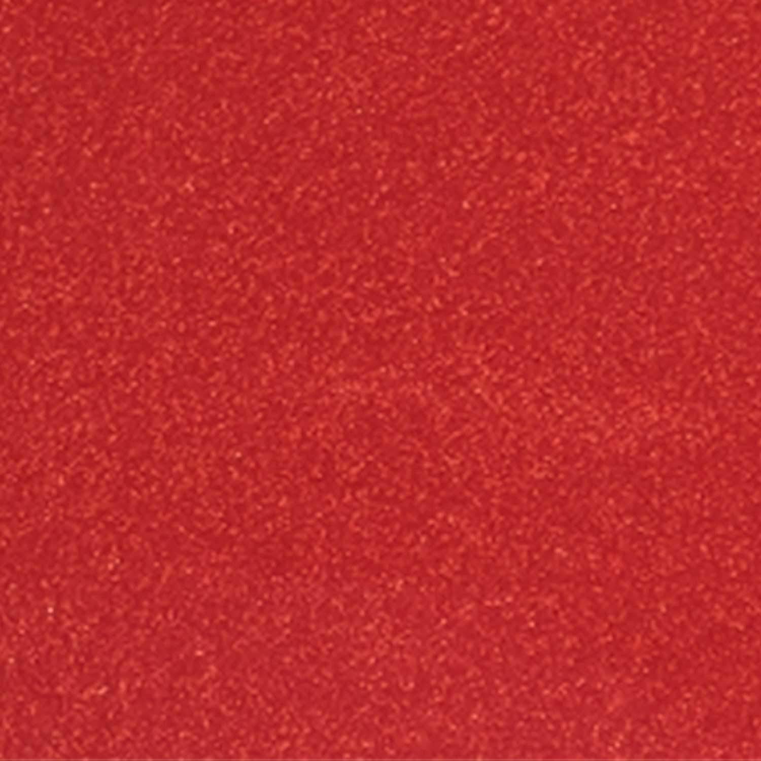 Siser EasyPSV Glitter - Permanent Self Adhesive Craft Vinyl - 12"x1yd Roll (Flame Red)