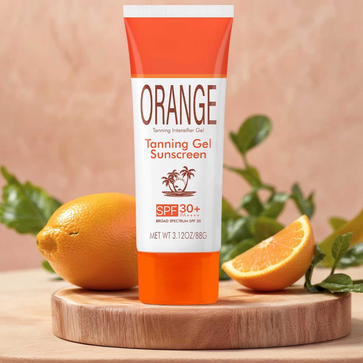Sun Tanning Gel with SPF 30 Sunscreen Hydrating Moisturizing Formula Sunscreen Travel Size Fast-Absorbing Tan Accelerator Sunscreens Gentle