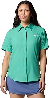 Columbia Women Omni-Shade Tamiami II Hiking and Trekking Short Sleeve Shirt Price In India