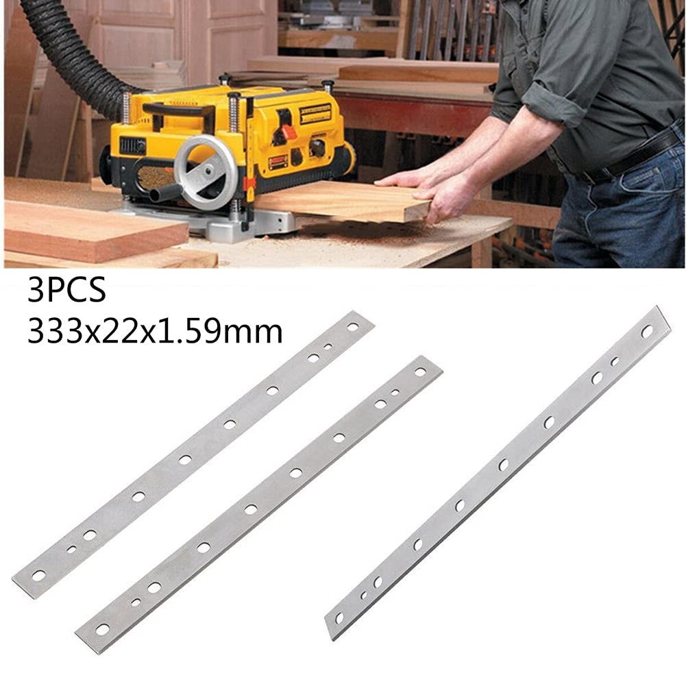 piezas de cuchillas cepilladoras 13 pulgadas HSS herramientas de corte de cuchillas cepilladoras de madera 320x22.2x1.59mm para DW735 amp; Accesorios para herramientas eléctricas DW735
