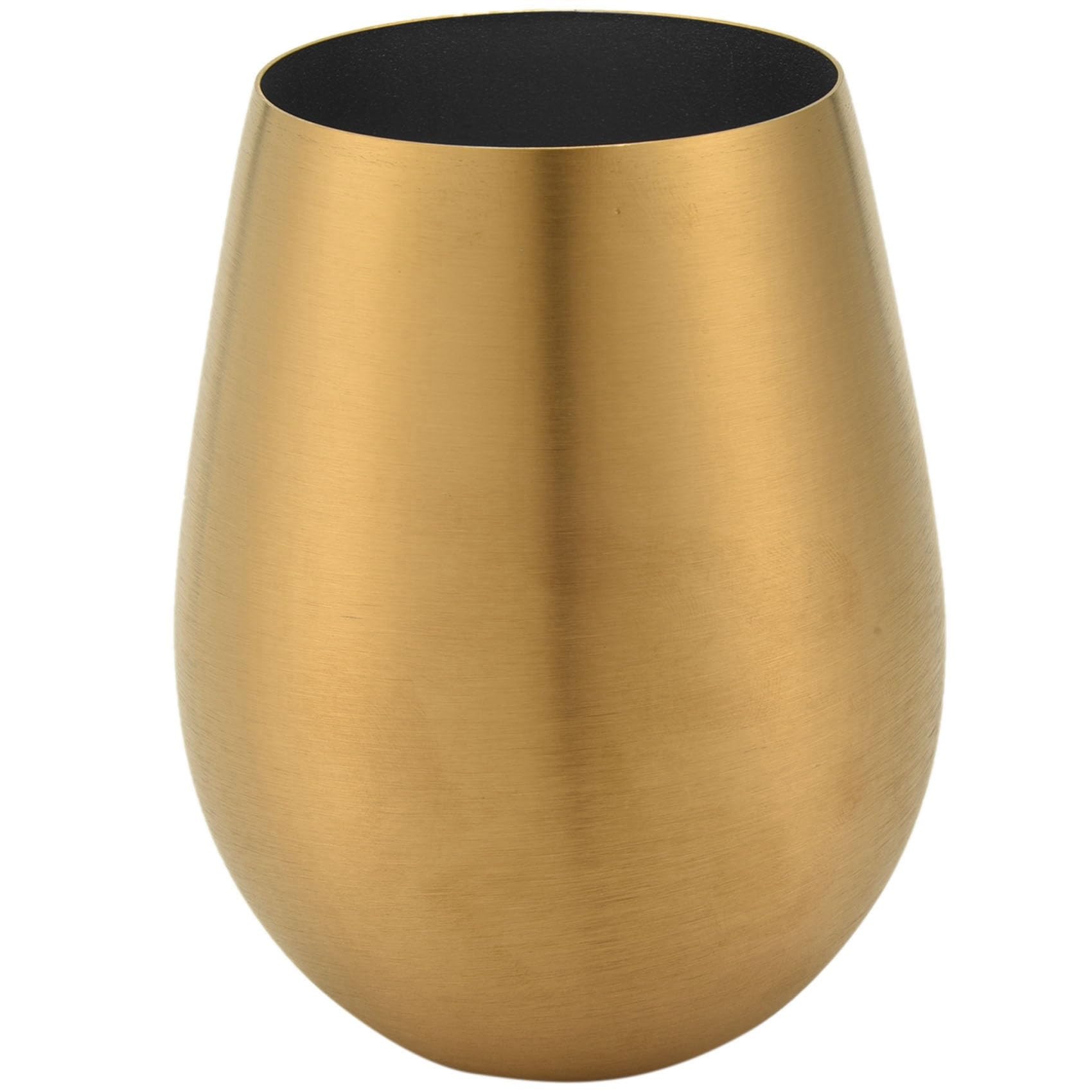 CTRLZS 500Ml Beer Wine Cup Beer Tumbler Cocktail Juice Milk Cup Metal Drinking Mug Gold