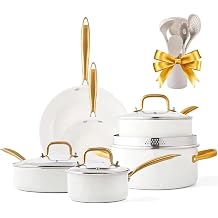 Kitchen Cookware Sets Granite Set With Dutch Oven, Frying Pan
