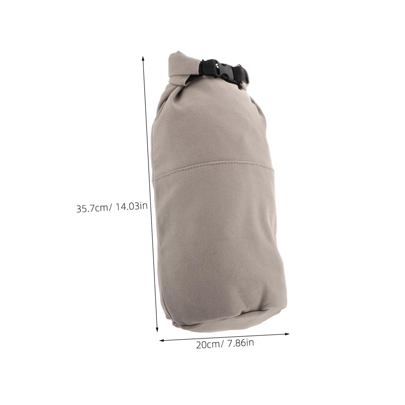 WHAMVOX Canvas Kerosene Lamp Storage Bag for Camping Lanterns Portable Oil Lantern Pouch Organizer Green