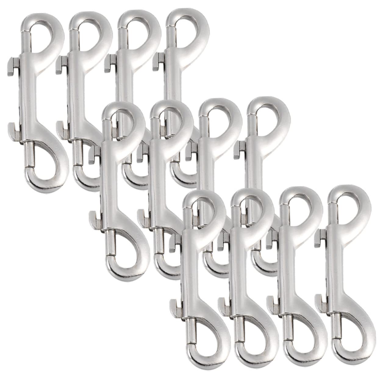 Sosoport 12pcs Heavy Duty Trigger Snaps for Dog Leash Pet Leash Snap Hooks for Lanyard