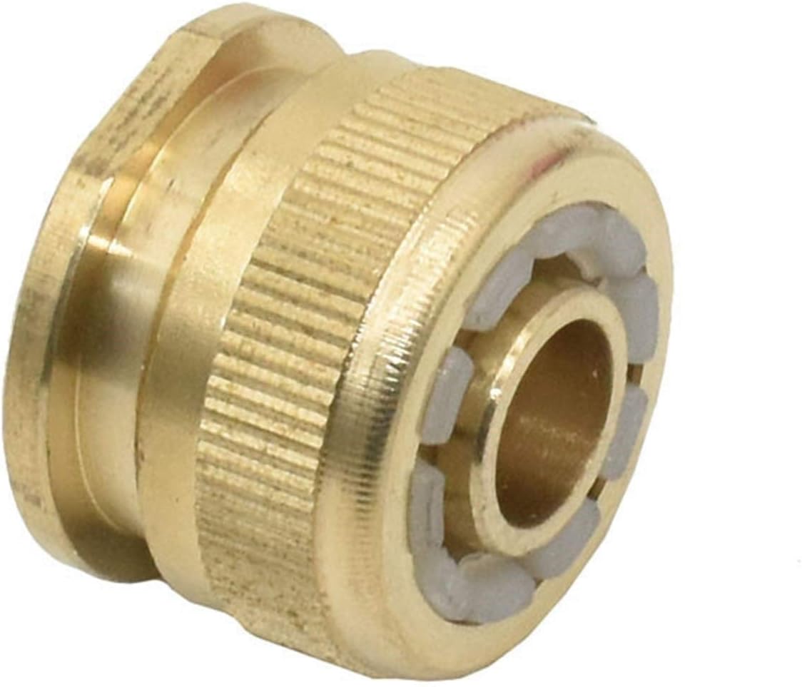 Garden Hose Connection Accessories Female Thread G1 / 2 To 1/2" Garden Hose Connector Copper Garden Tap Garden Irrigation 16 Mm Hose Adapter 15pcs