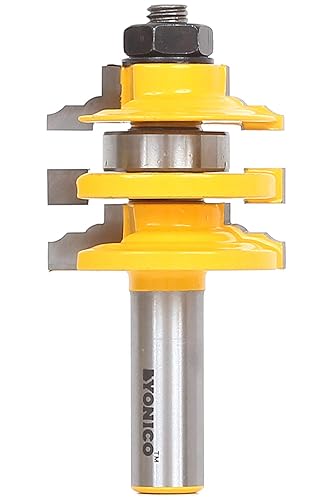 Miniatura 9 de YONICO Juego de brocas para enrutador de montante y riel, 12119 (1 unidad)