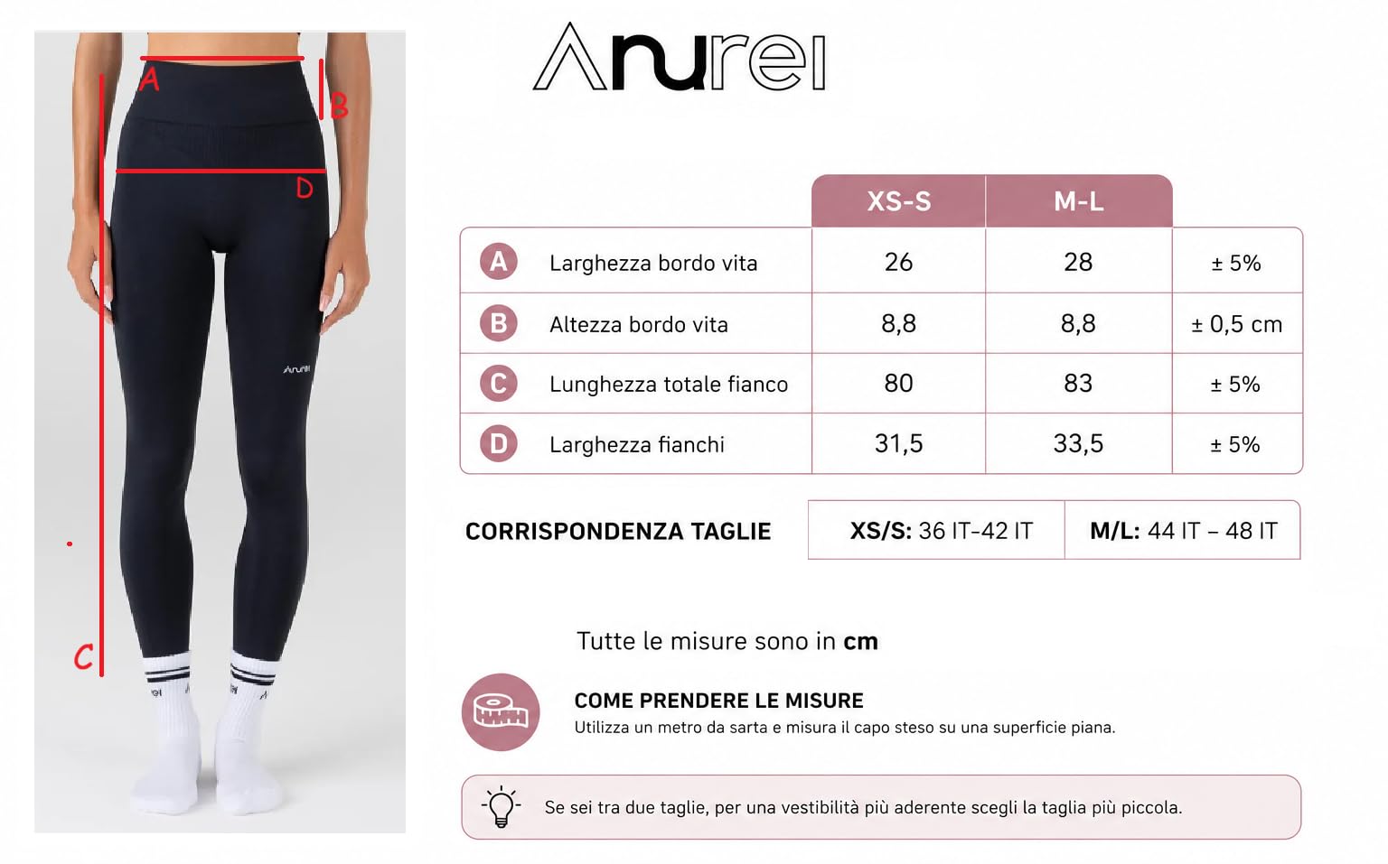 Leggings Push Up Donna Vita Alta – Modellanti in Seamless Made in Italy – Pantaloni Palestra, Fitness, Yoga, Tempo Libero – Ultracompressi