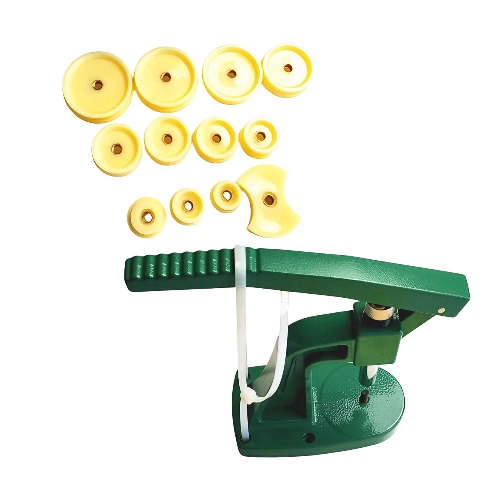 Cazstyk Repair Watch Case Press Tool Set Contains 12 Steel Dies For Pressing On Different Types Case Press