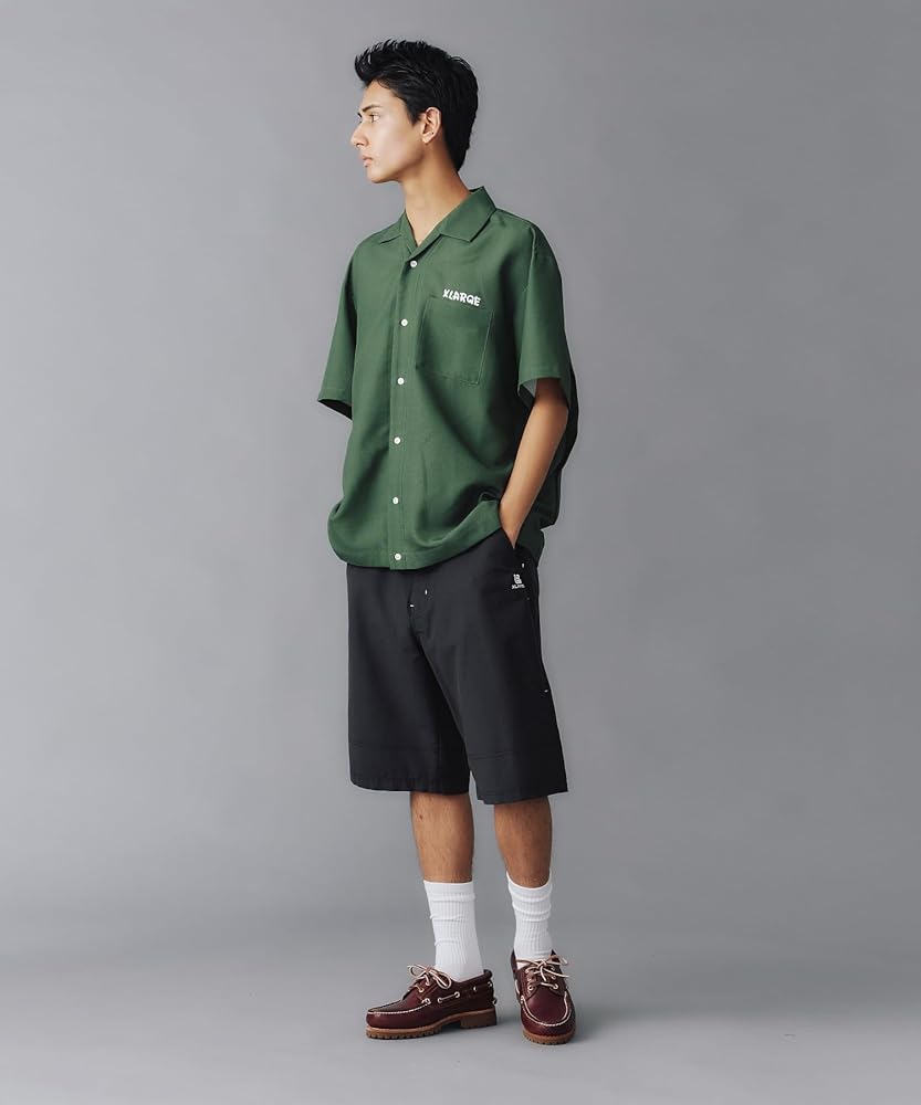 Amazon | [エクストララージ] カジュアル DRAWING OG S/S WORK