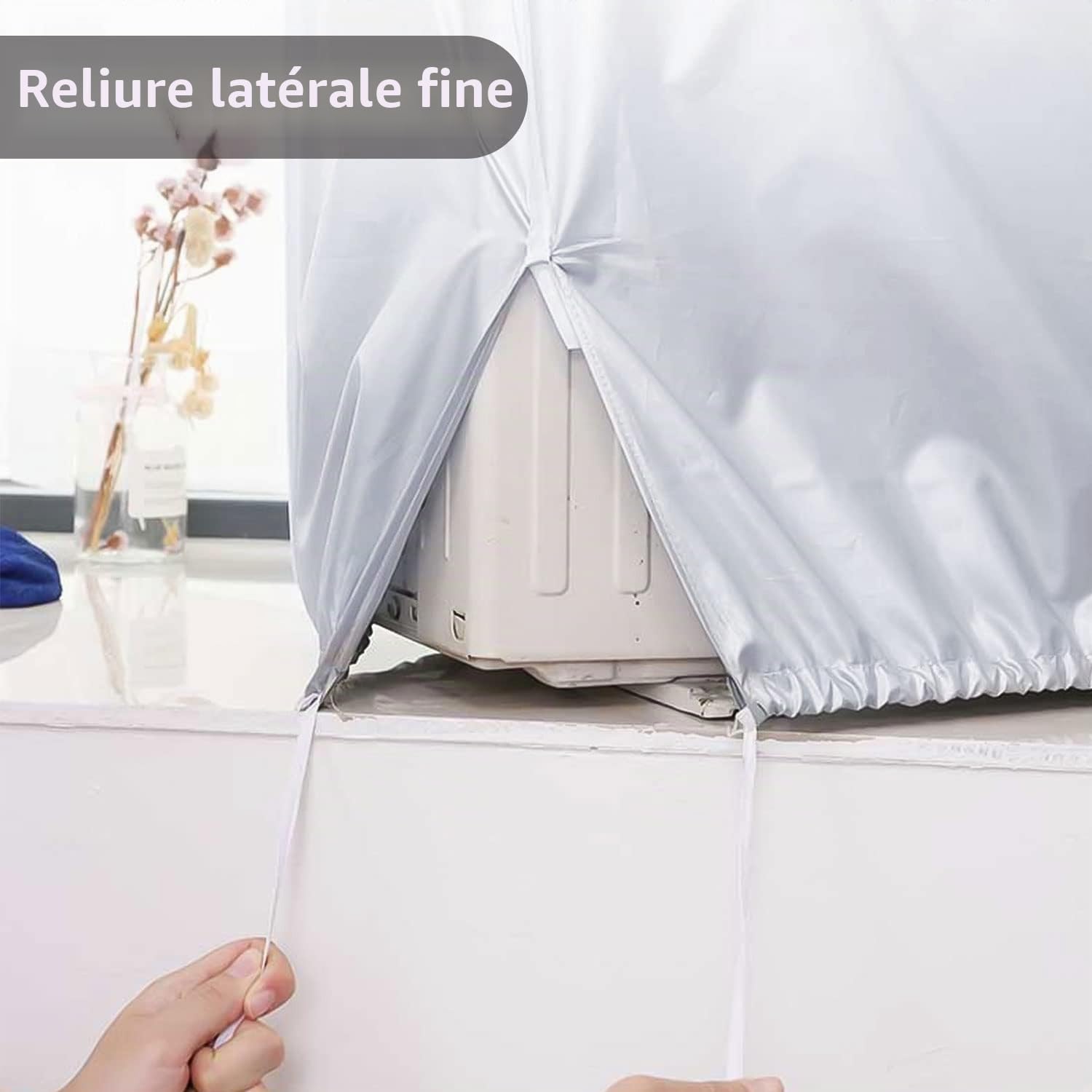 Housse Climatiseur Extérieur Imperméable Anti Poussière 80x28x54cm