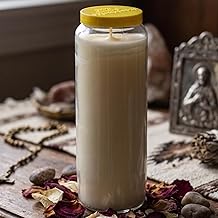 9-Day Long-Burning Candle – Pack of 1, White | Premium Unscented Candle for Memorials, Vigils, and Religious Ceremonies