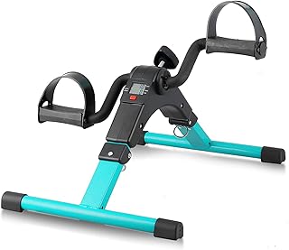 Portable Mini Exercise Pedal Machine - Pedal Exerciser For Seniors, Under Desk Pedal Exerciser, Under Desk Mini Exercise Bike, Pedal Exerciser Foot Cycle Arm Leg, Under Desk Elliptical Machine