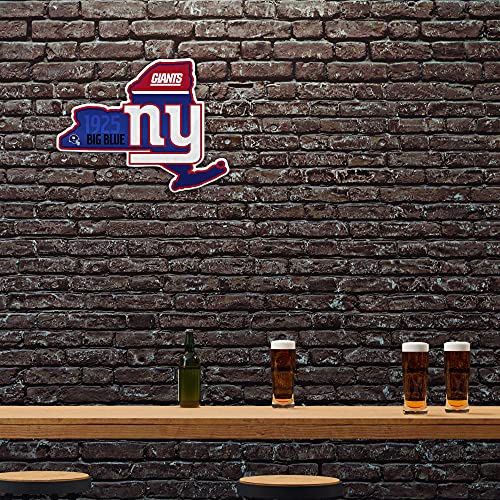 Image of Rico Industries NFL Football State Shape Shape Cut Pennant - Home and Living Room Decor - Soft Felt EZ to Hang