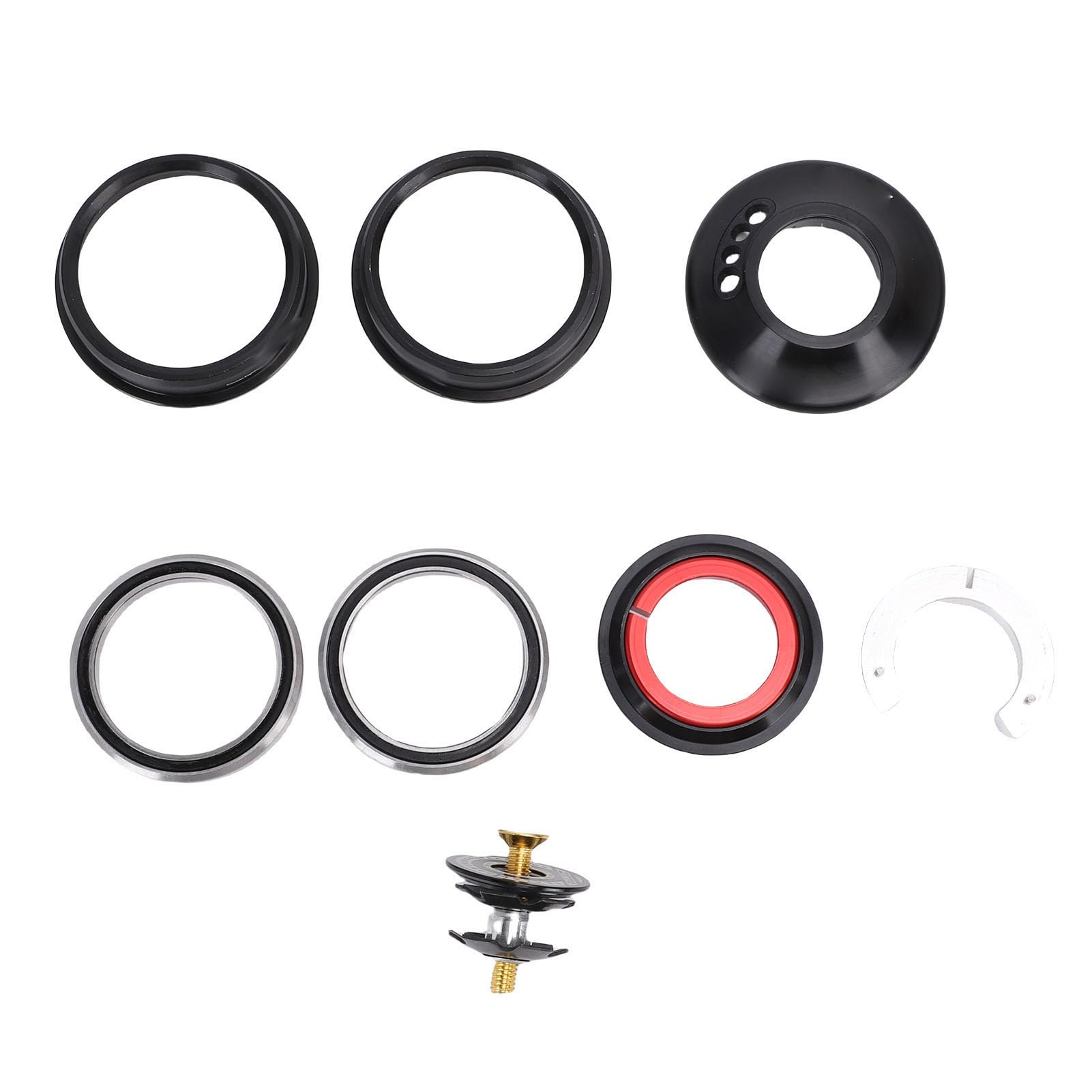 Zintegrowane stery Mavaol Bike do ram ZS56 Aluminiowa górna część 28,6 mm Dolna część 40 mm Wewnętrzne prowadzenie kabli Zestaw słuchawkowy rowerowy z uszczelnionymi łożyskami do