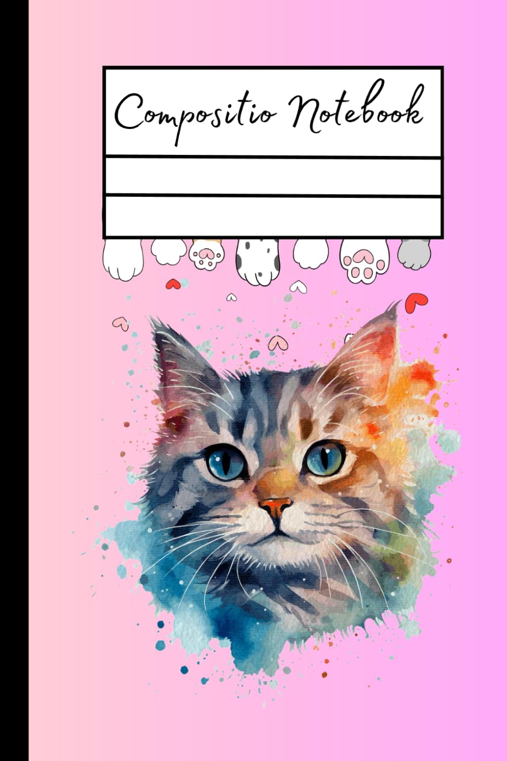 Carnet de notes chat mignon pour filles et enfants parfait pour écrire ses devoirs à la maison