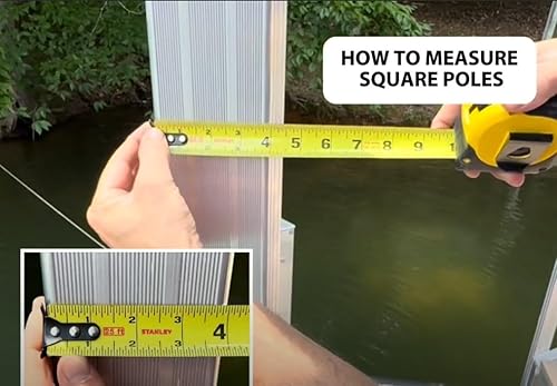 Miniatura 4 de Soporte para bandera de muelle de barco resistente, resistente a los rayos UV y al óxido, grado marino, fácil instalación sin taladros, fabricado en