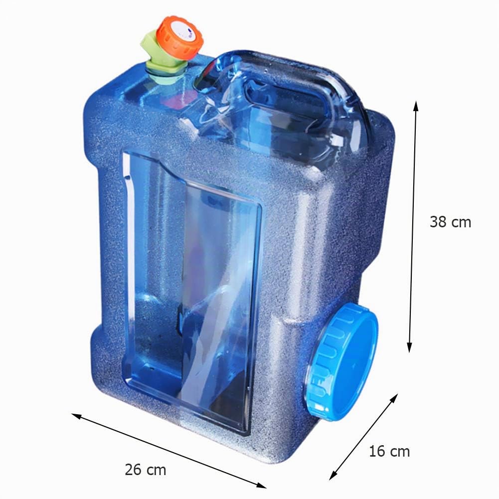 Starnearby Bidon à eau 5-22 l avec robinet Réservoir d'eau portable potable Sans BPA Camping extérieur