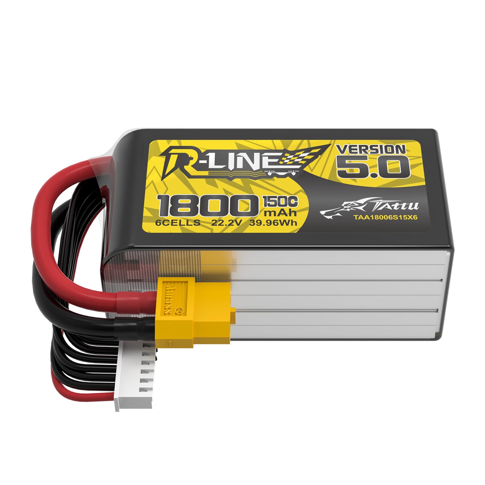 Tattu 6S LiPo Batterie 1800mAh 22.2V 150C XT60 R-Line V5 Drone FPV Racing