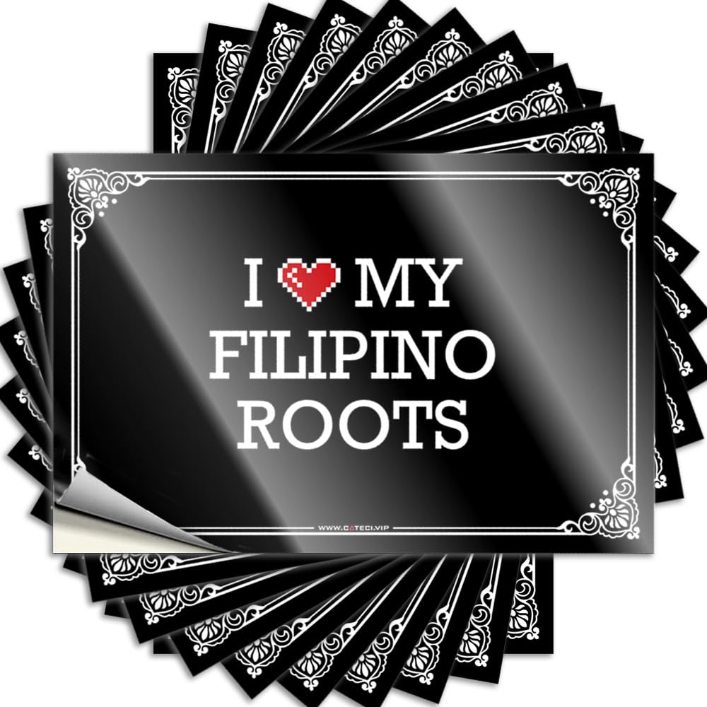 Tattoo Happy, Beer Window I Love My Filipino Roots | Mimosa Bar Decor(8X12CM)