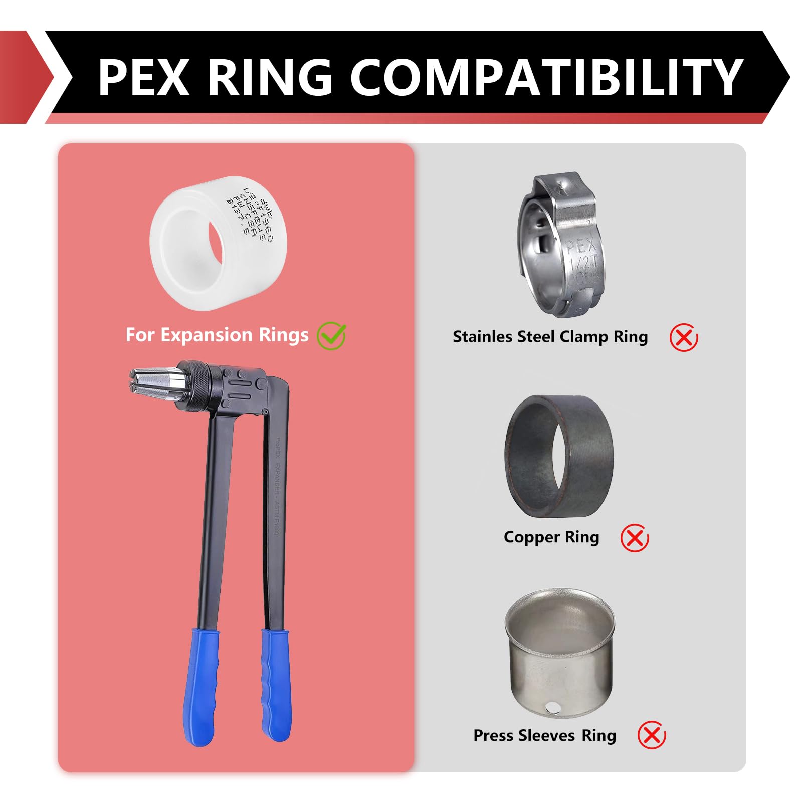 EFIELD Poly-Pex-A Expansion 3/4 Zoll x 1/2 Zoll, 90 Grad Winkelverschraubung, nur für Pex A-Schläuche/Rohr, ASTM F1960, 10 Stück EFIELD Poly-Pex-A Expansion 3/4 Zoll x 1/2 Zoll, 90 Grad Winkelverschraubung, nur für Pex A-Schläuche/Rohr, ASTM F1960, 10 Stück
